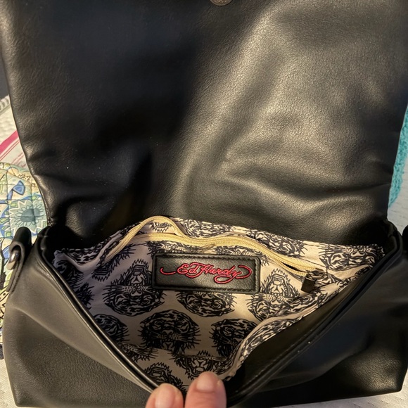 Ed Hardy Black Studded Clutch - Picture 3 of 4